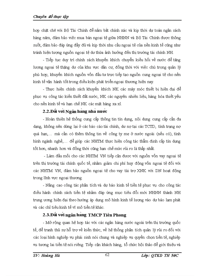 image for page Thực trạng hoạt động cho vay ngoại tệ đối với doanh nghiệp xuất nhập khẩu tại ngân hàng tmcp tiên phong