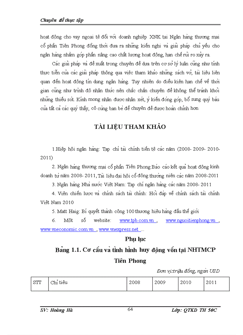 image for page Thực trạng hoạt động cho vay ngoại tệ đối với doanh nghiệp xuất nhập khẩu tại ngân hàng tmcp tiên phong