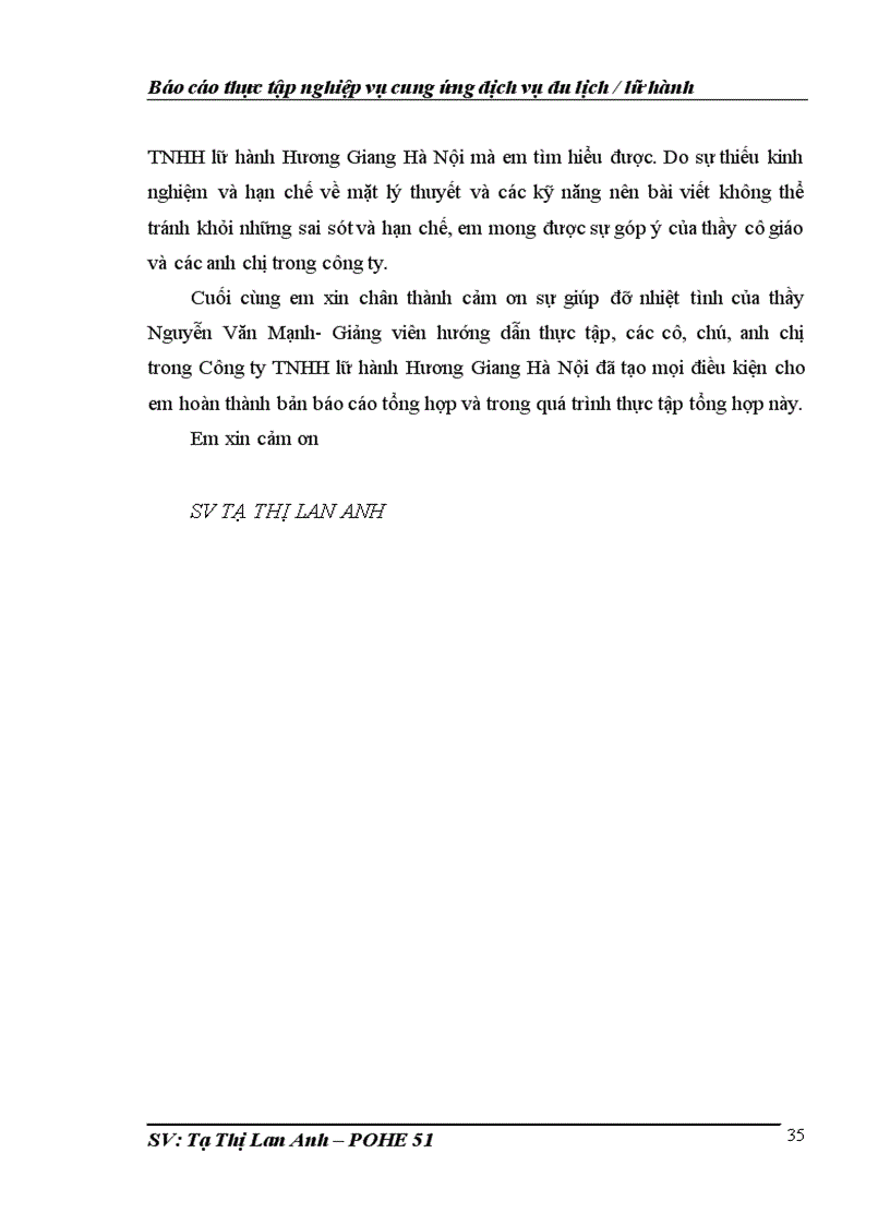 image for page Báo cáo thực tập nghiệp vụ cung ứng dịch vụ du lịch lữ hành