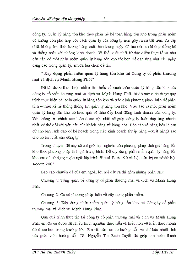 image for page Xây dựng phần mềm quản lý hàng tồn kho tại Công ty cổ phần thương mại và dịch vụ Mạnh Hưng Phát