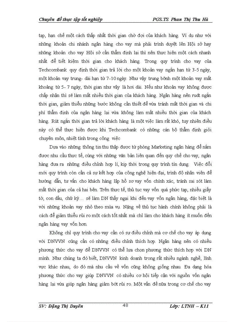 image for page Mở rộng tín dụng đối với DNVVN tại Techcombank 4