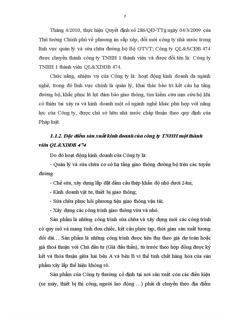 image for page Vận dụng một số phương pháp thống kê phân tích tình hình sản xuất kinh doanh của Công ty trách nhiệm hữu hạn một thành viên quản lý và xây dựng đường bộ 474 giai đoạn 2007 201