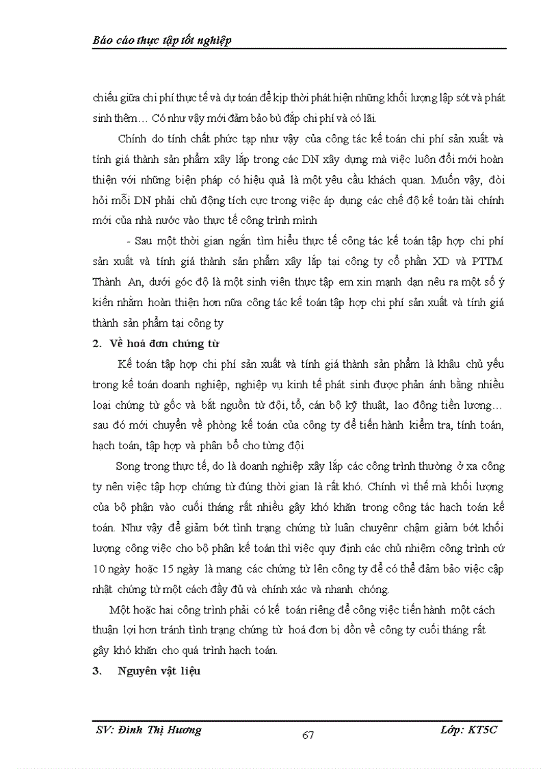 image for page Kế toán chi phí sản xuất và tính giá thành sản phẩm tại Công ty cổ phần XD và Phát triển thương mại Thành An