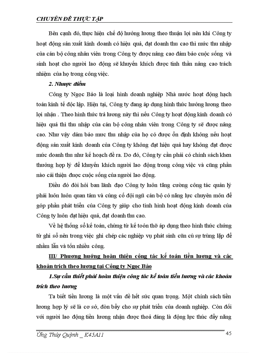 image for page Công tác tổ chức kế toán tiền lương và các khoản trích nộp theo lương tại công ty cổ phần đầu tư xây dựng Ngọc Bảo