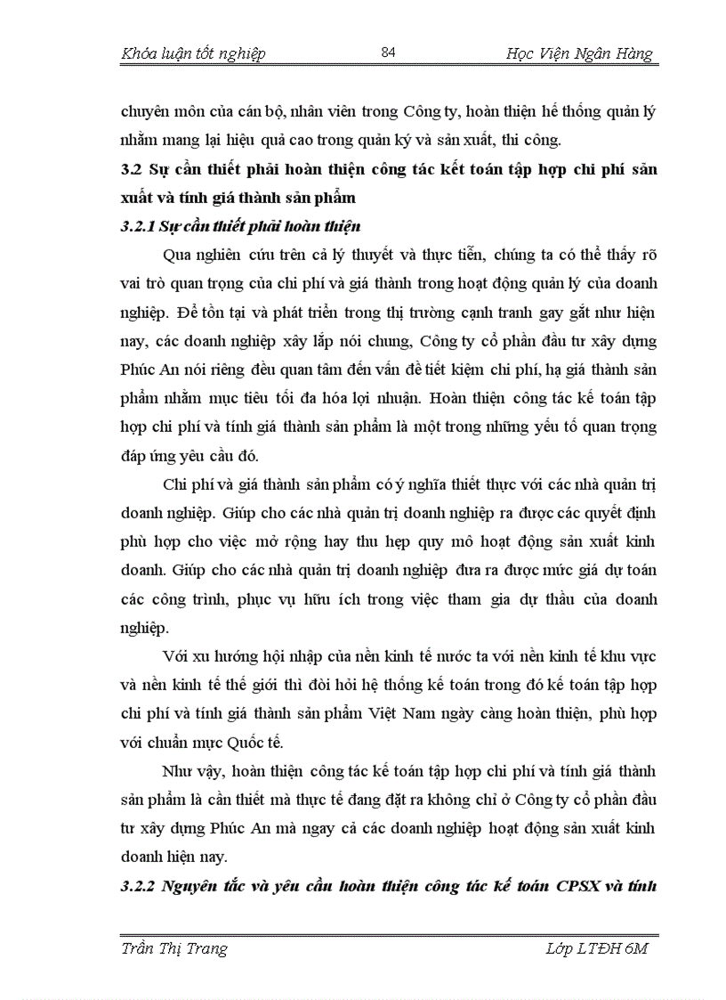 image for page Hoàn thiện công tác kế toán chi phí sản xuất và tính giá thành sản phẩm xây lắp tại Công ty cổ phần đầu tư xây dựng Phúc An