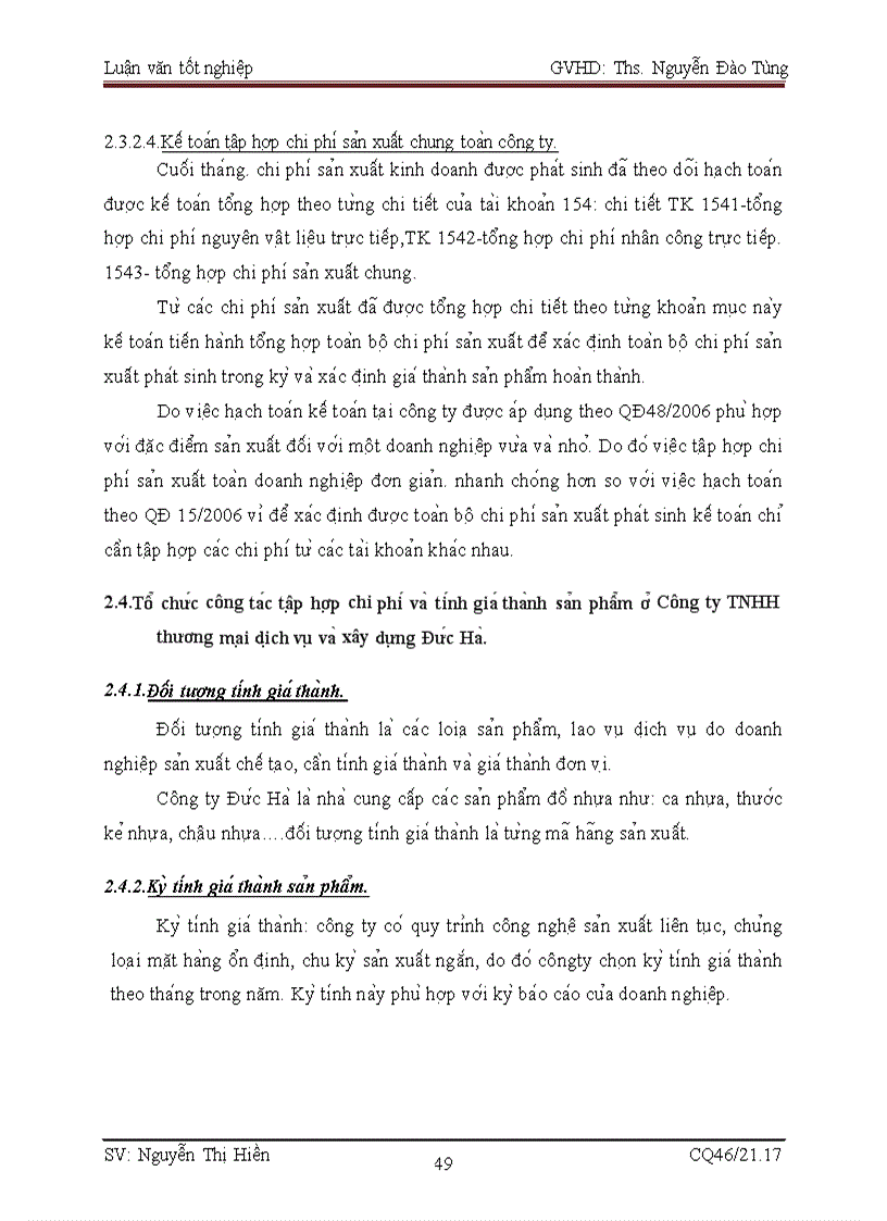 image for page Hoàn thiện công tác kế toán tập hợp chi phí sản xuất và tính giá thành sản phẩm tại công ty tnhh thương mại dịch vụ và xây dựng đức