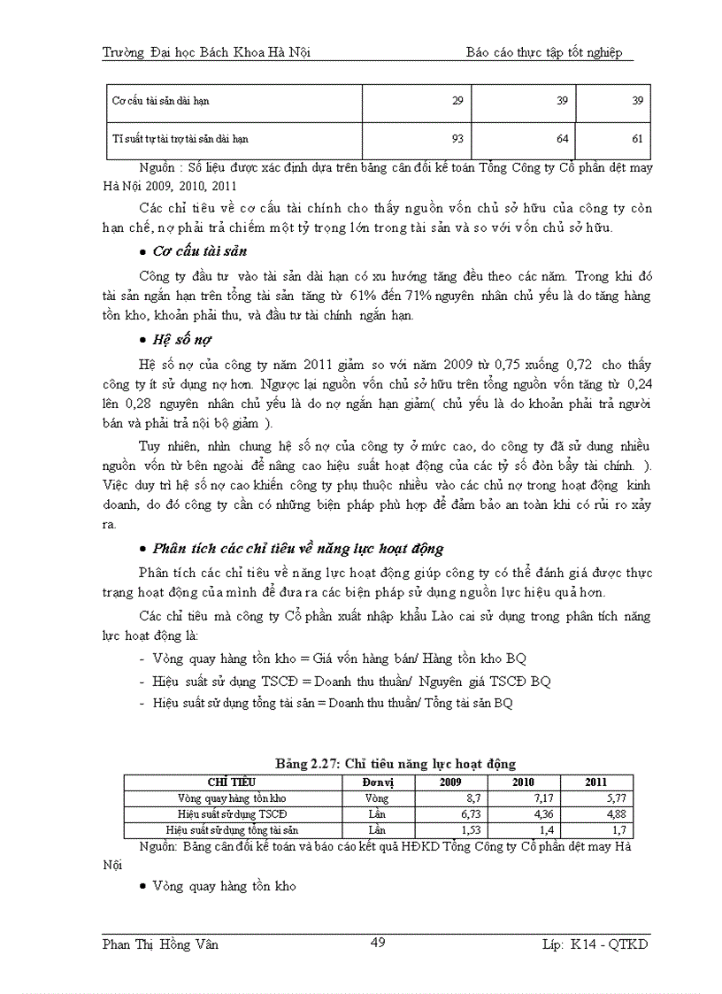 image for page Báo cáo thực tập tốt nghiệp tại Tổng Công ty Cổ Phần Dệt may Hà Nội