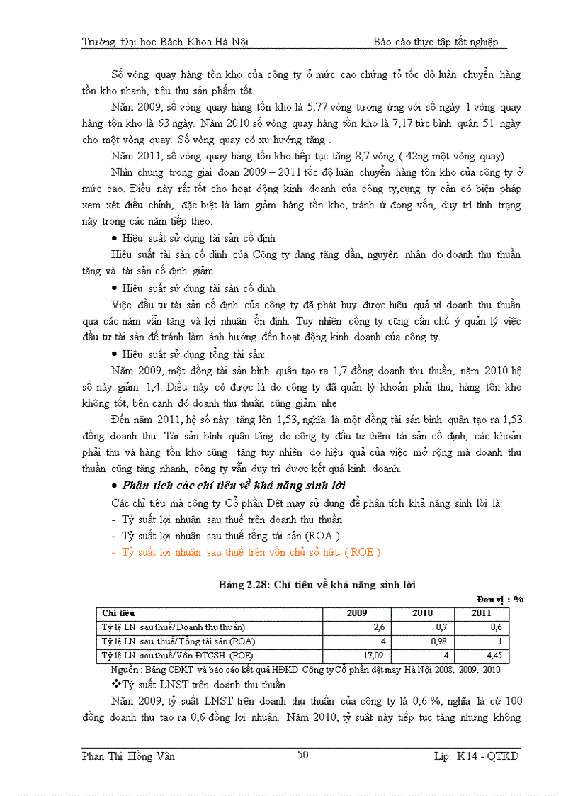 image for page Báo cáo thực tập tốt nghiệp tại Tổng Công ty Cổ Phần Dệt may Hà Nội