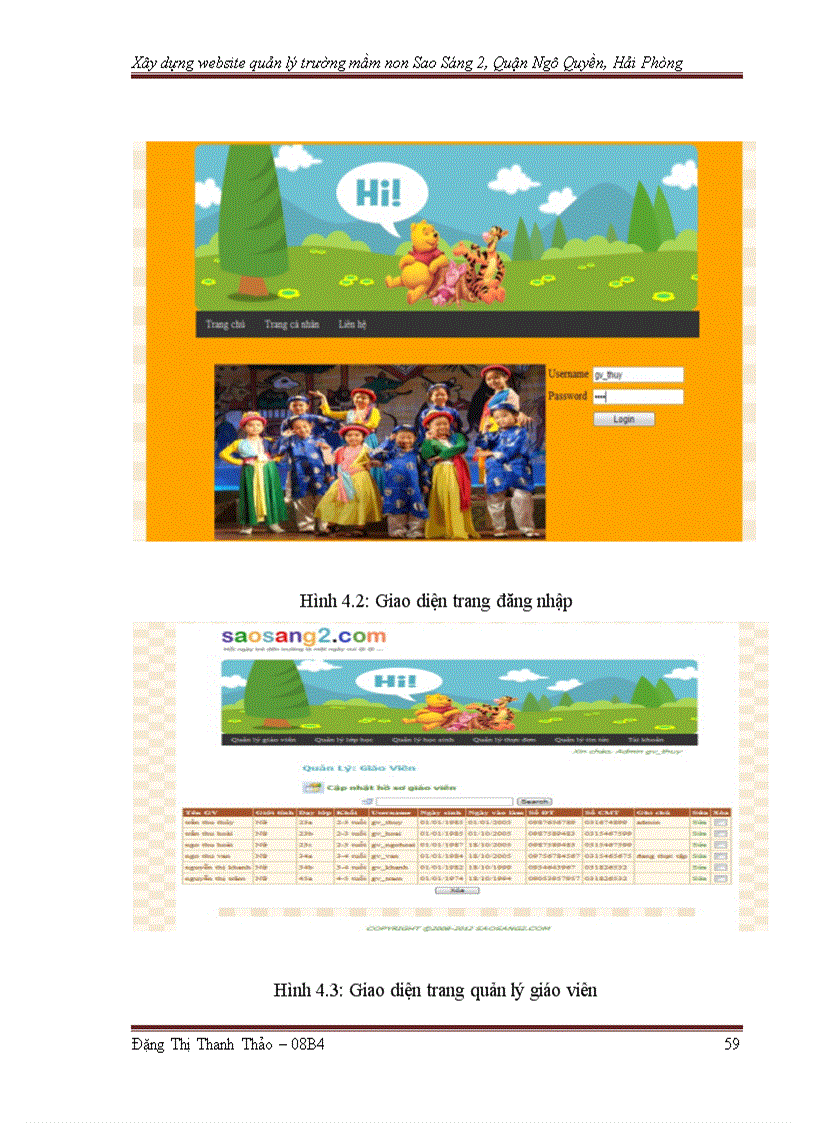 image for page Xây dựng website quản lý trường mầm non Sao Sáng 2 Quận Ngô Quyền Hải Phòng