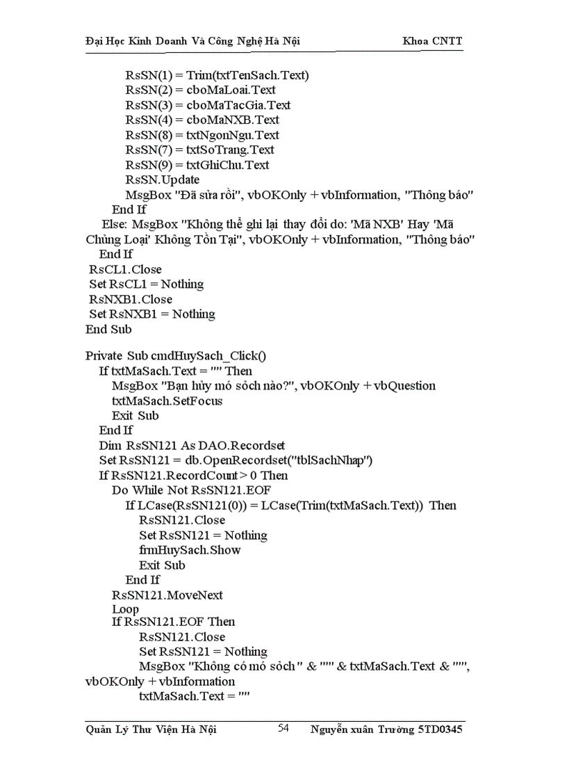 image for page Xây dựng phần mềm Quản Lý Thư Viện