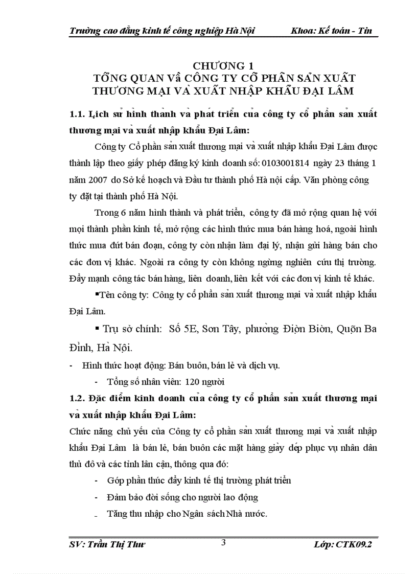 image for page Kế toán tiêu thụ và Xác định kết quả Kinh doanh tại Công ty cổ phần sản xuất thương mại và xuất nhập khẩu Đại Lâm