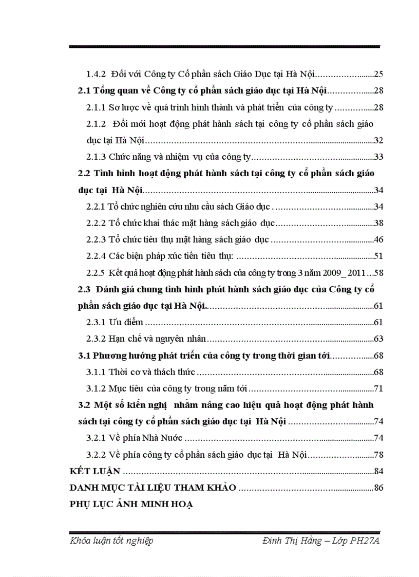 image for page Hoạt động phát hành sách giáo dục của Công ty Cổ phần sách Giáo Dục tại Hà Nội năm 2009 201