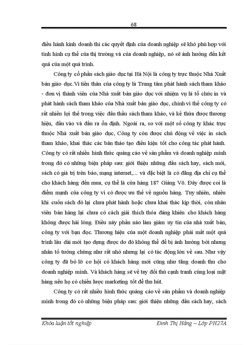 image for page Hoạt động phát hành sách giáo dục của Công ty Cổ phần sách Giáo Dục tại Hà Nội năm 2009 201
