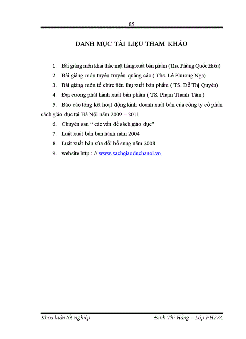 image for page Hoạt động phát hành sách giáo dục của Công ty Cổ phần sách Giáo Dục tại Hà Nội năm 2009 201