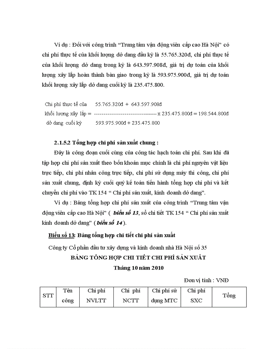 image for page Hoàn thiện kế toán tập hợp chi phí sản xuất và tính giá thành sản phẩm tại Công ty cổ phần đầu tư xây dựng và kinh doanh nhà Hà Nội số 35 1