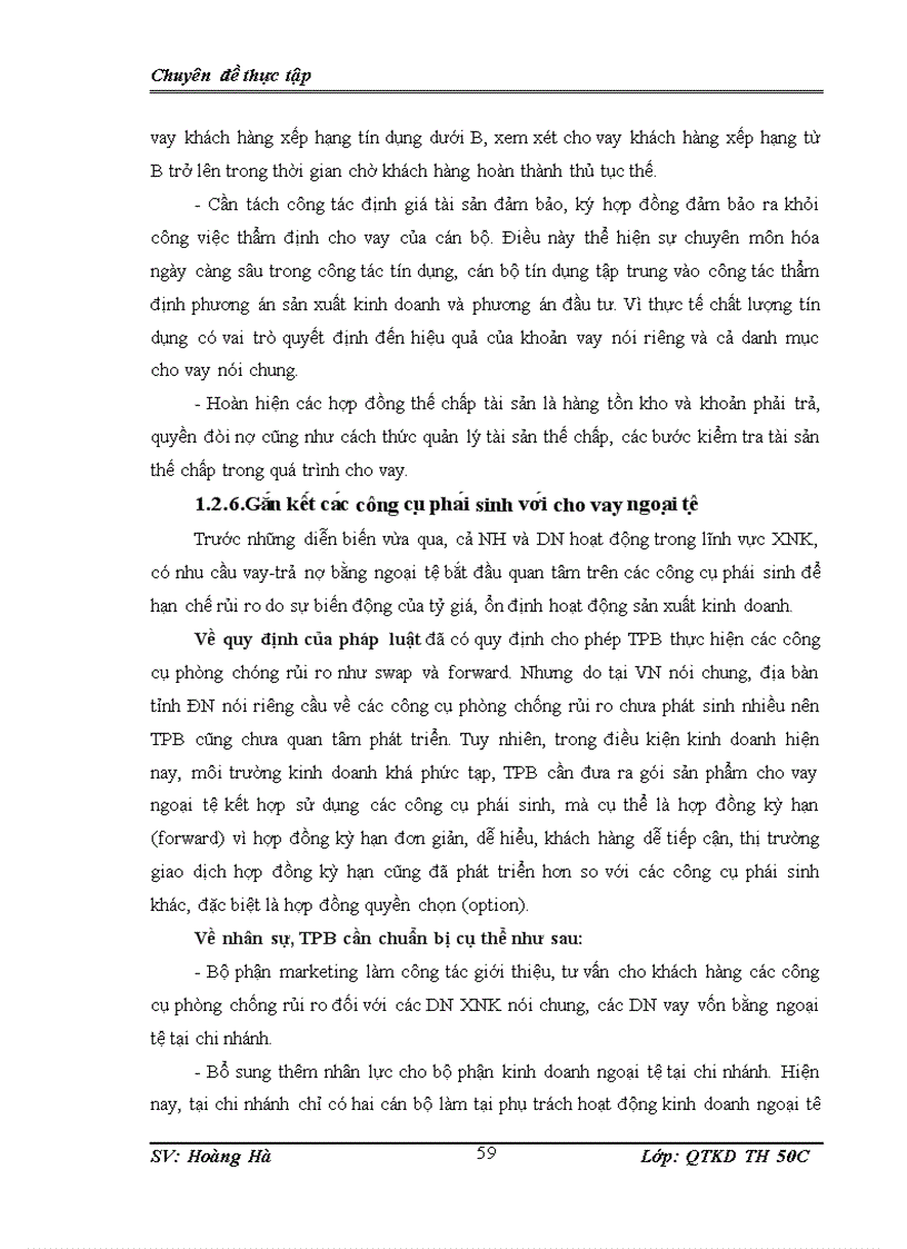 image for page Thực trạng hoạt động cho vay ngoại tệ đối với doanh nghiệp xuất nhập khẩu tại ngân hang TMCP Tiên Phong