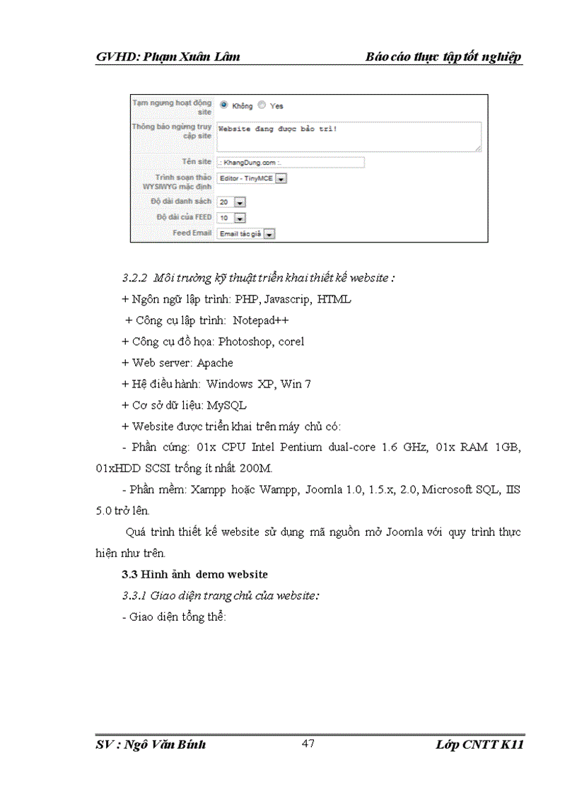 image for page Xây dựng website dựa trên nền tảng mã nguồn Joomla
