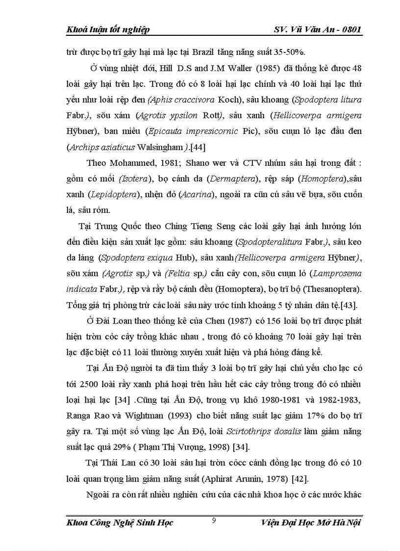 image for page Điều tra nghiên cứu sự đa dạng về thành phần loài côn trùng và đặc điểm sinh học sinh thái của sâu róm 4 gù 2 vàng 2 vệt đen orgyia sp trên cây lạc tại vùng ngoại thành hà nội vụ xuân hè 2012