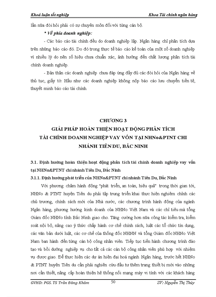 image for page Hoạt động phân tích tài chính doanh nghiệp vay vốn tại Ngân hàng nông nghiệp và Phát triển nông thôn chi nhánh huyện Tiên Du tỉnh Bắc Nin
