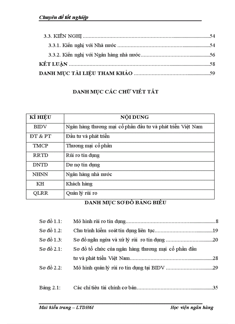 image for page Quản lý rủi ro tín dụng tại ngân hàng thương mại cổ phần Đầu tư và phát triển Việt Nam