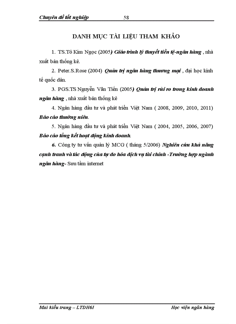 image for page Quản lý rủi ro tín dụng tại ngân hàng thương mại cổ phần Đầu tư và phát triển Việt Nam