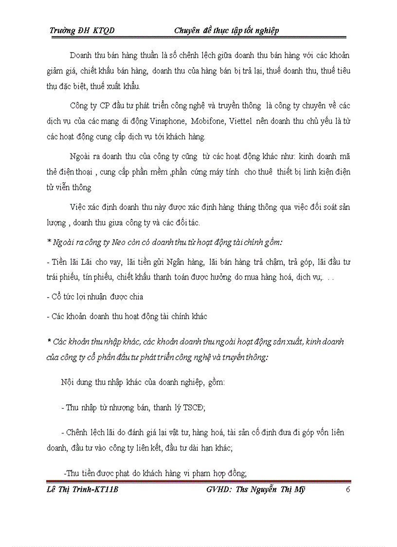 image for page Hoàn thiện kế toán doanh thu chi phí và xác định kết quả kinh doanh tại Công ty cổ phần đầu tư phát triển công nghệ và truyền thông