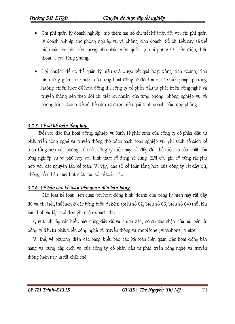 image for page Hoàn thiện kế toán doanh thu chi phí và xác định kết quả kinh doanh tại Công ty cổ phần đầu tư phát triển công nghệ và truyền thông 1