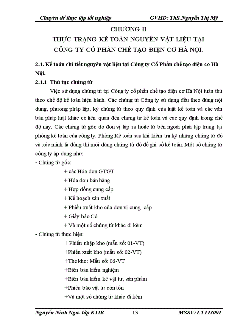 image for page Hoàn thiện kế toán nguyên vật liệu tại Công ty Cổ phần Chế tạo Điện cơ Hà Nội 1