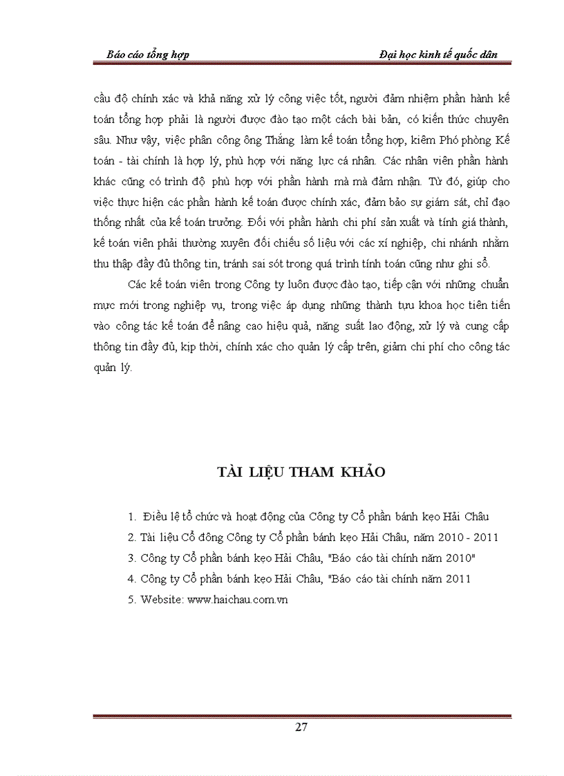 image for page Tổ chúc bộ máy kế toán tại công ty cổ phần bánh kẹo HẢI CHÂU 1