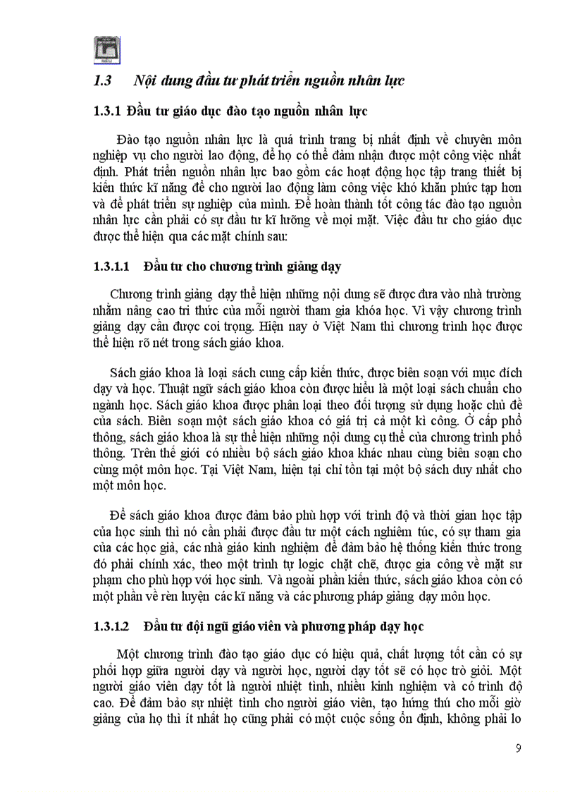 image for page Đầu tư phát triển nguồn nhân lực ở Việt Nam