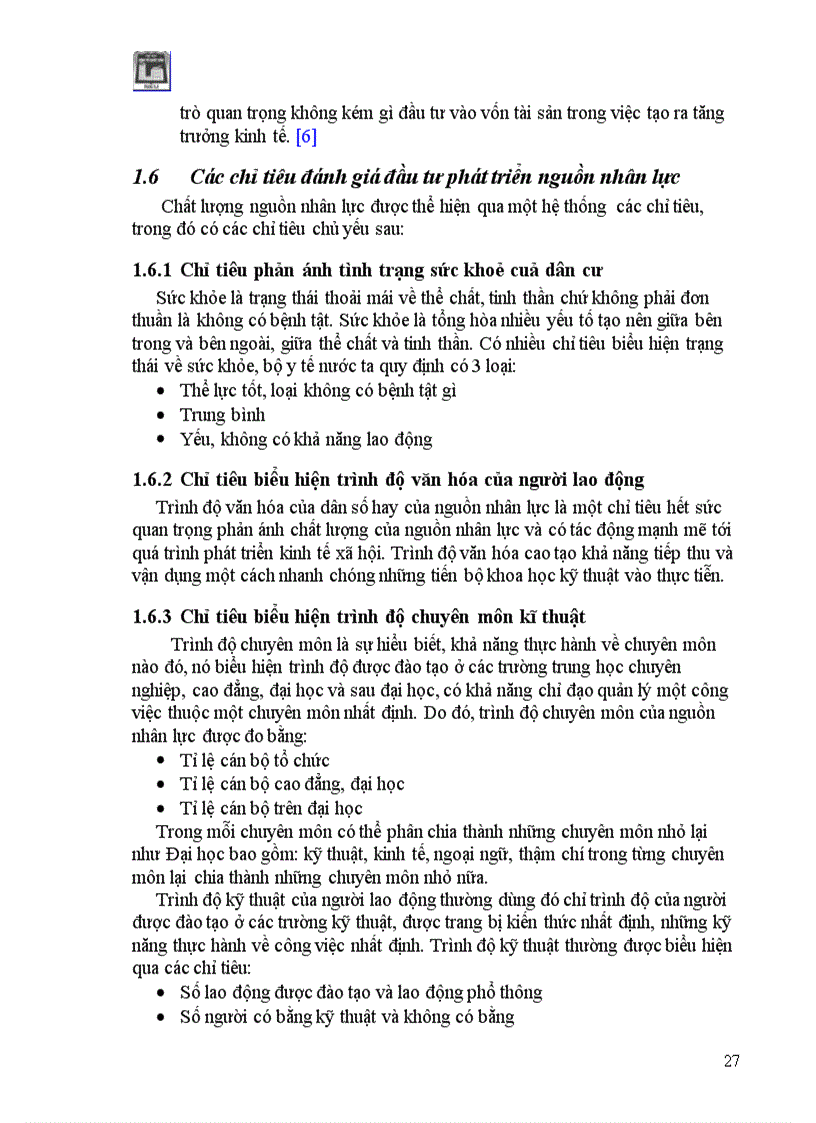 image for page Đầu tư phát triển nguồn nhân lực ở Việt Nam