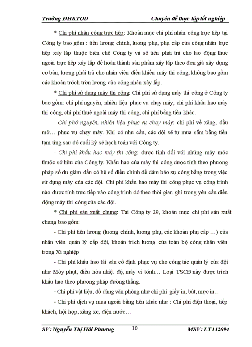 image for page Kế toán tập hợp chi phí sản xuất và tính giá thànhsản phẩm tại công ty tnhh một thành viên 29 tổng công ty xây dựng 319