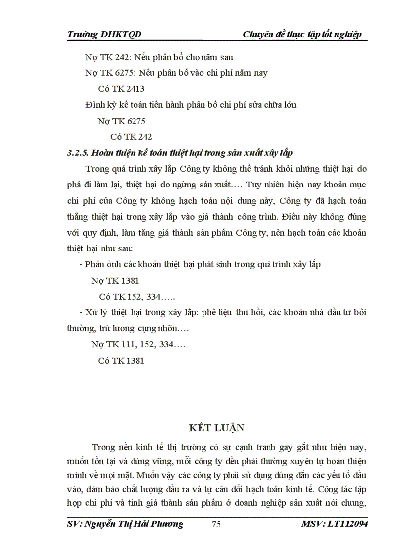 image for page Kế toán tập hợp chi phí sản xuất và tính giá thànhsản phẩm tại công ty tnhh một thành viên 29 tổng công ty xây dựng 319