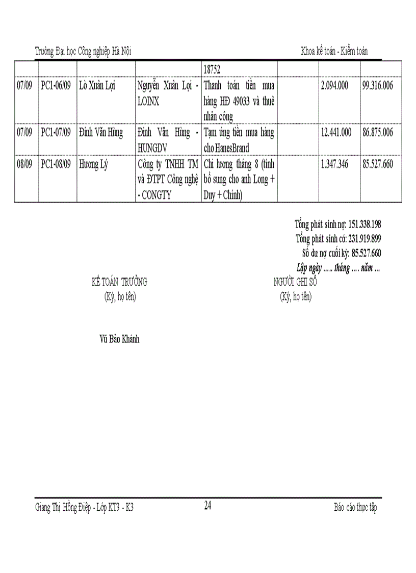 image for page Hạch toán các nghiệp vụ kế toán ở công ty