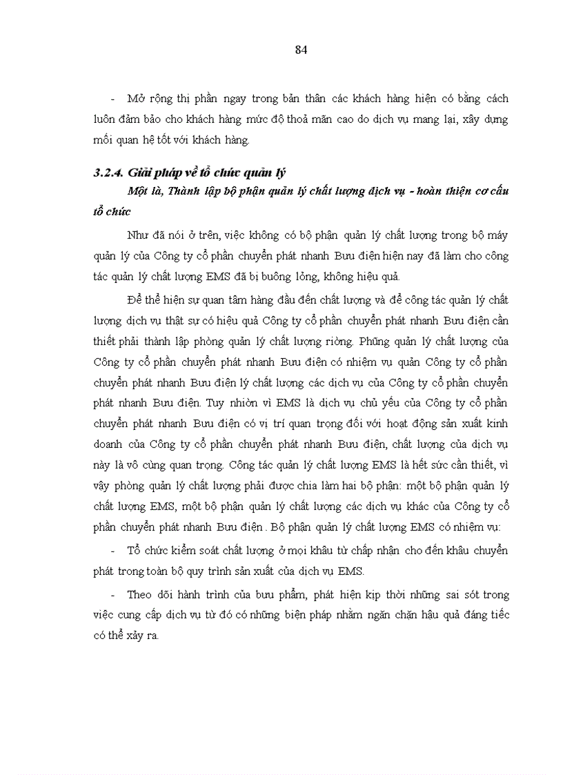 image for page Nâng cao chất lượng dịch vụ chuyển phát nhanh của Công ty CP Chuyển phát nhanh Bưu điện