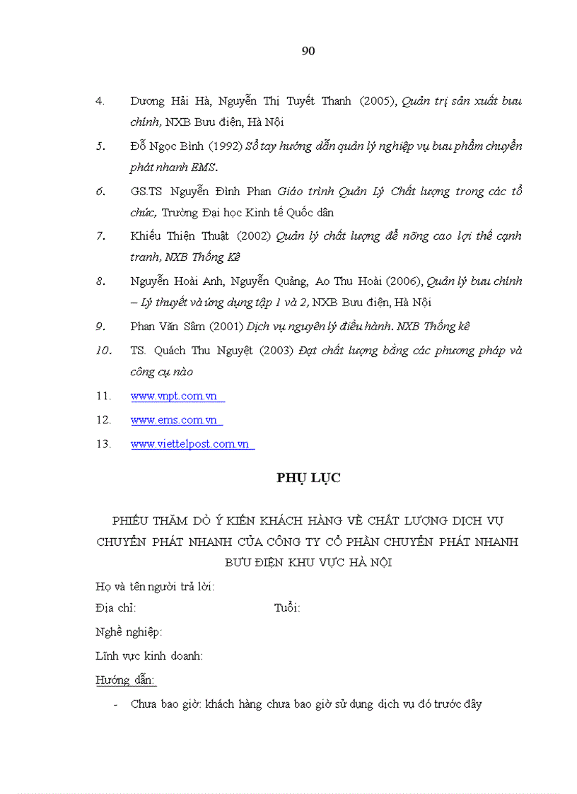 image for page Nâng cao chất lượng dịch vụ chuyển phát nhanh của Công ty CP Chuyển phát nhanh Bưu điện