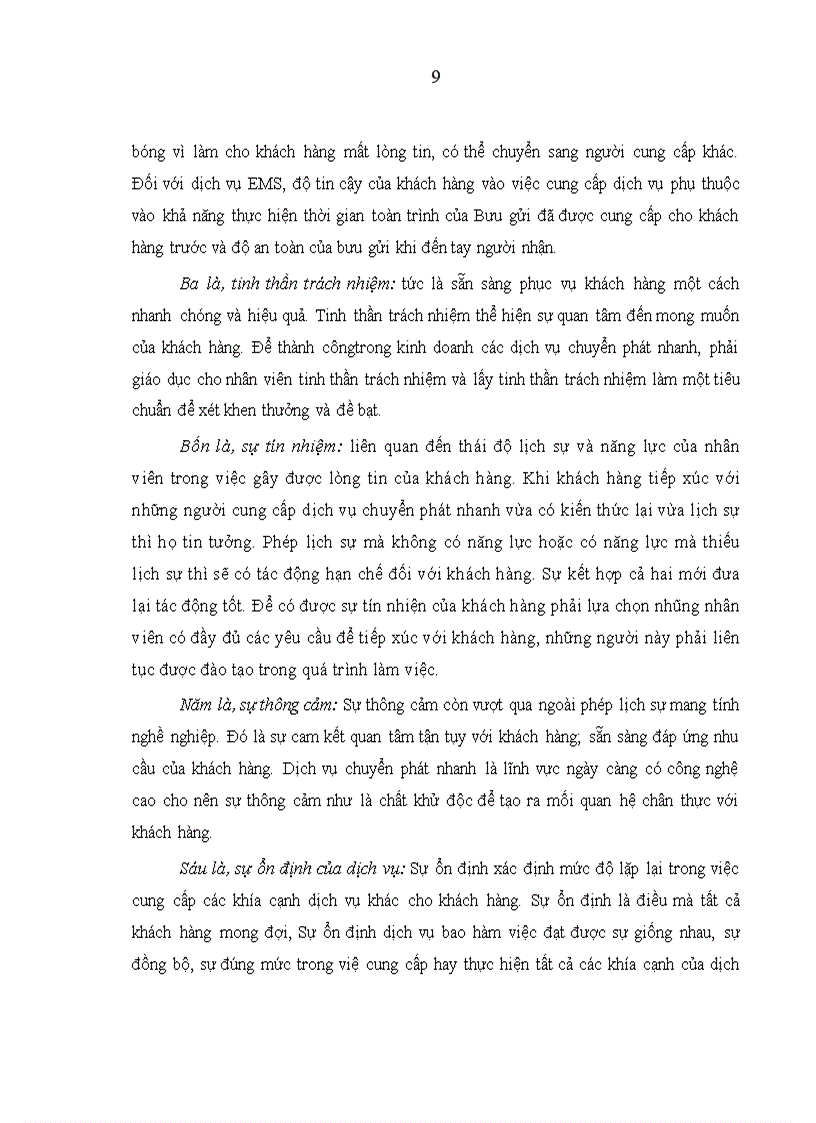 image for page Nâng cao chất lượng dịch vụ chuyển phát nhanh của Công ty CP Chuyển phát nhanh Bưu điện 1