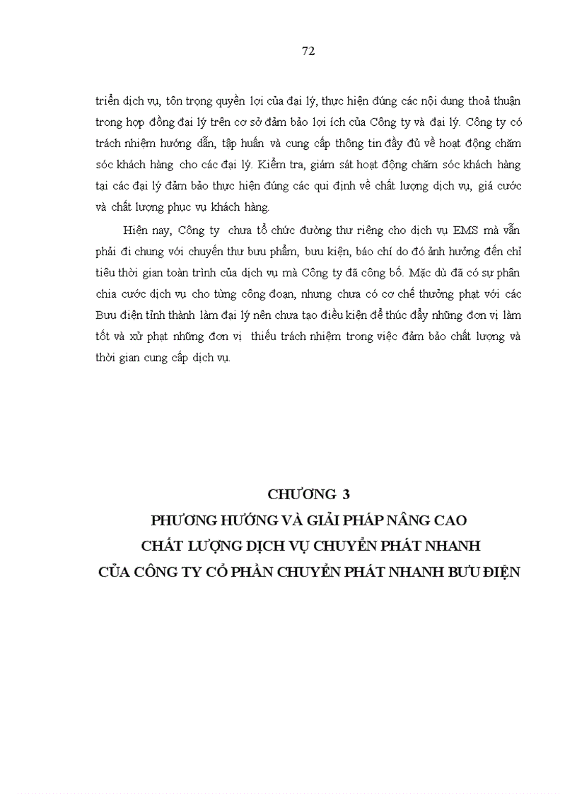 image for page Nâng cao chất lượng dịch vụ chuyển phát nhanh của Công ty CP Chuyển phát nhanh Bưu điện 1