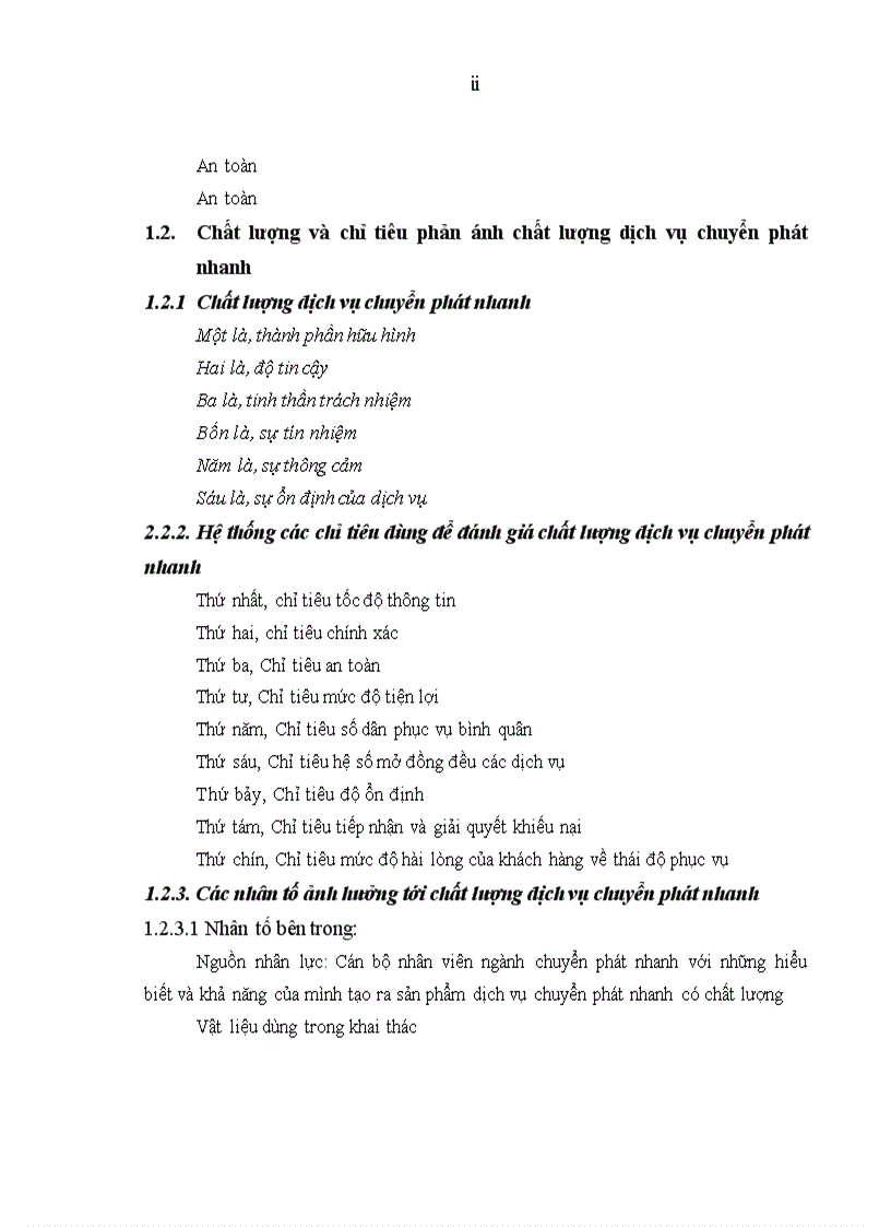image for page Nâng cao chất lượng dịch vụ chuyển phát nhanh của Công ty CP Chuyển phát nhanh Bưu điện 5