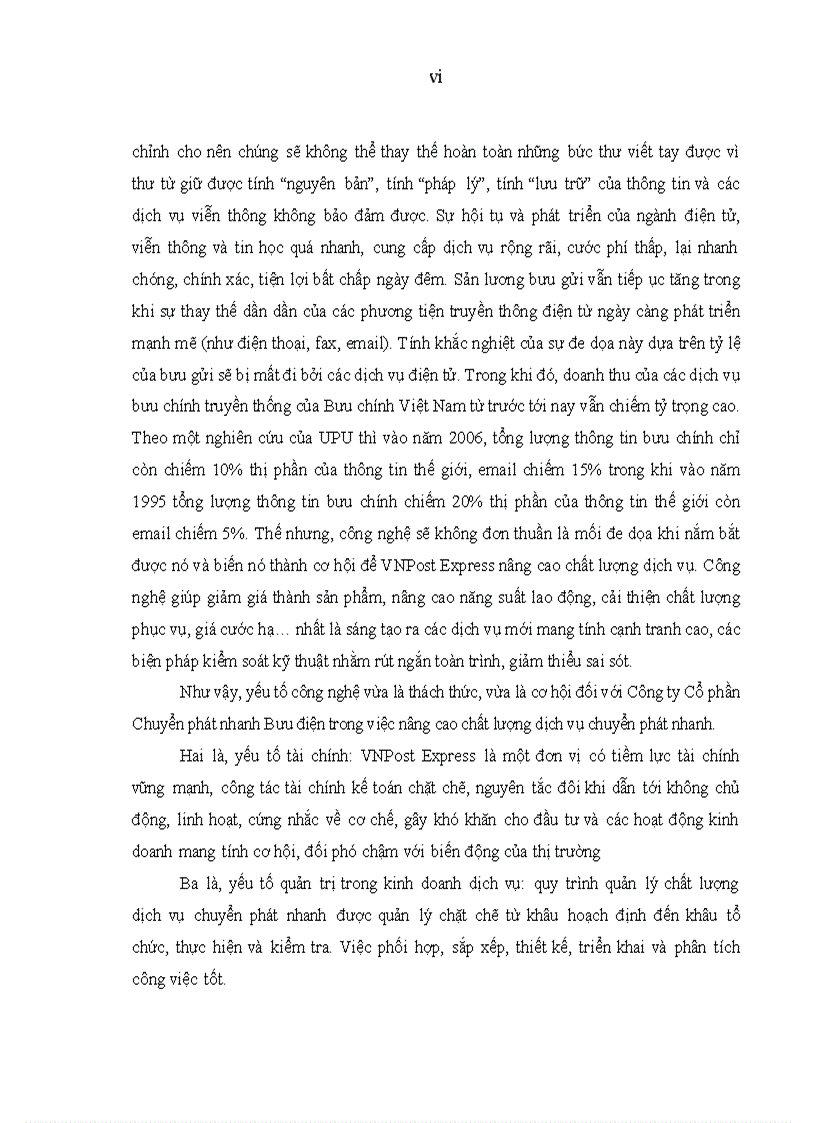 image for page Nâng cao chất lượng dịch vụ chuyển phát nhanh của Công ty CP Chuyển phát nhanh Bưu điện 5