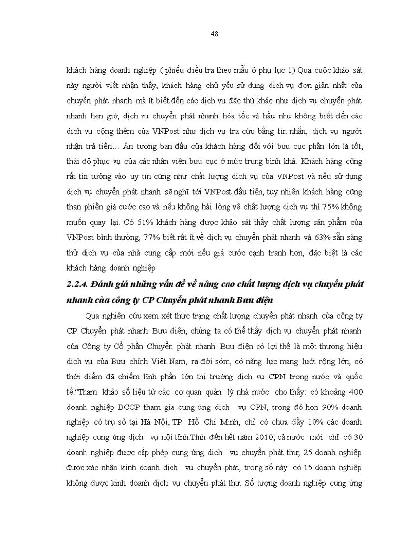 image for page Nâng cao chất lượng dịch vụ chuyển phát nhanh của Công ty CP Chuyển phát nhanh Bưu điện 5