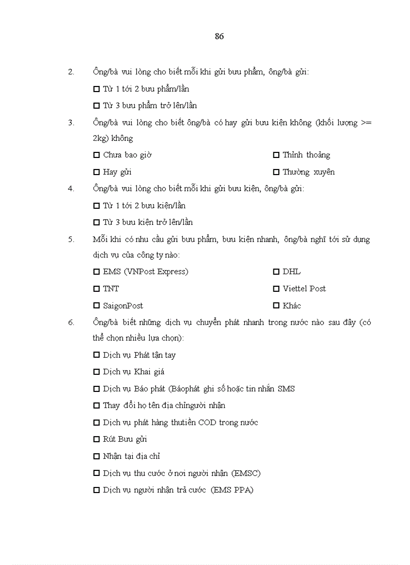 image for page Nâng cao chất lượng dịch vụ chuyển phát nhanh của Công ty CP Chuyển phát nhanh Bưu điện 5