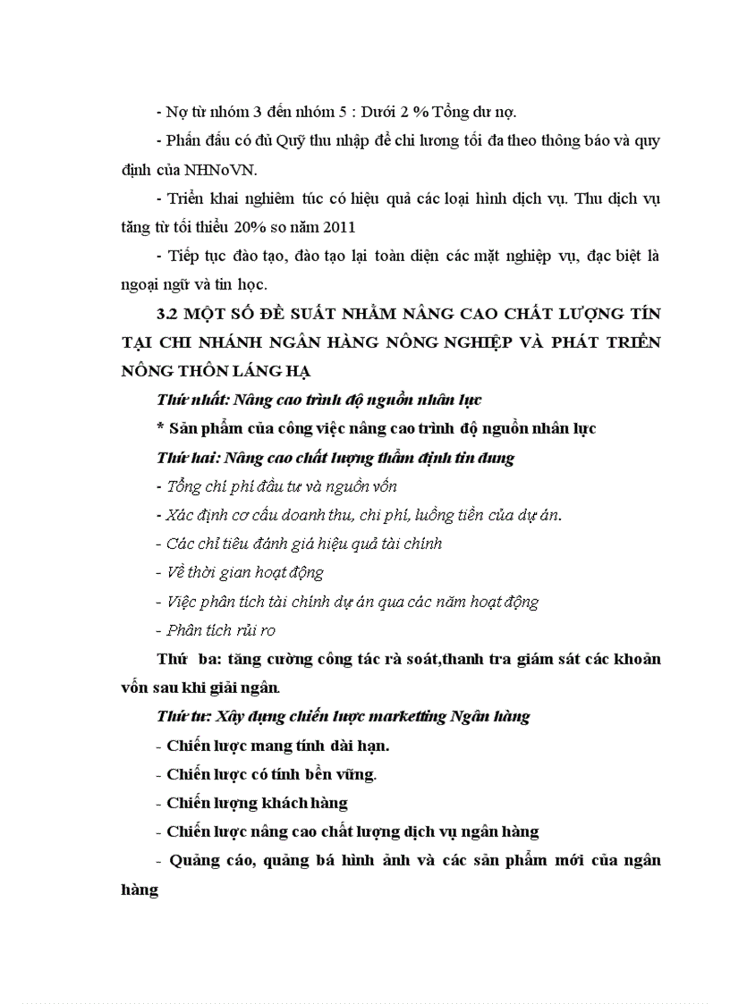 image for page Giải pháp nâng cao chất lượng tín dụng tại Ngân Hàng Nông Nghiệp và Phát Triển Nông Thôn chi nhánh Láng Hạ Hà Nội 1