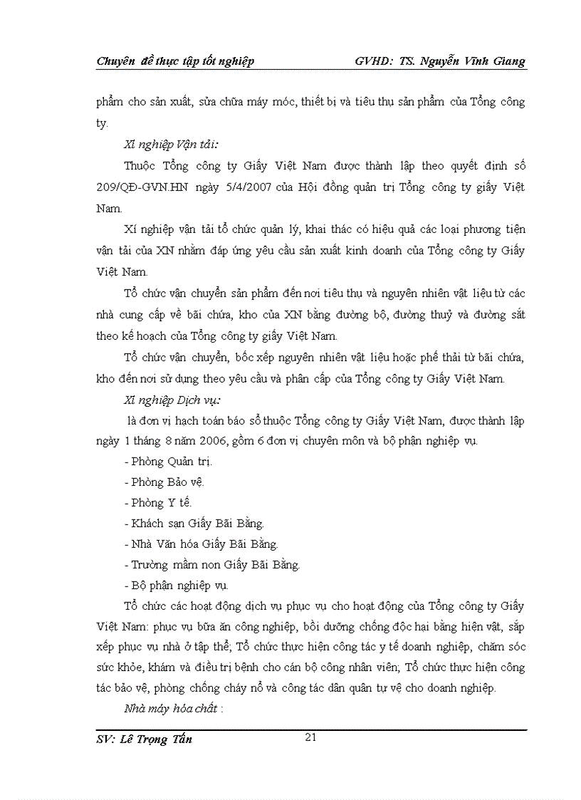 image for page Phân tích thực trạng hoạt động đào tạo nguồn nhân lực tại tổng công ty giấy việt nam