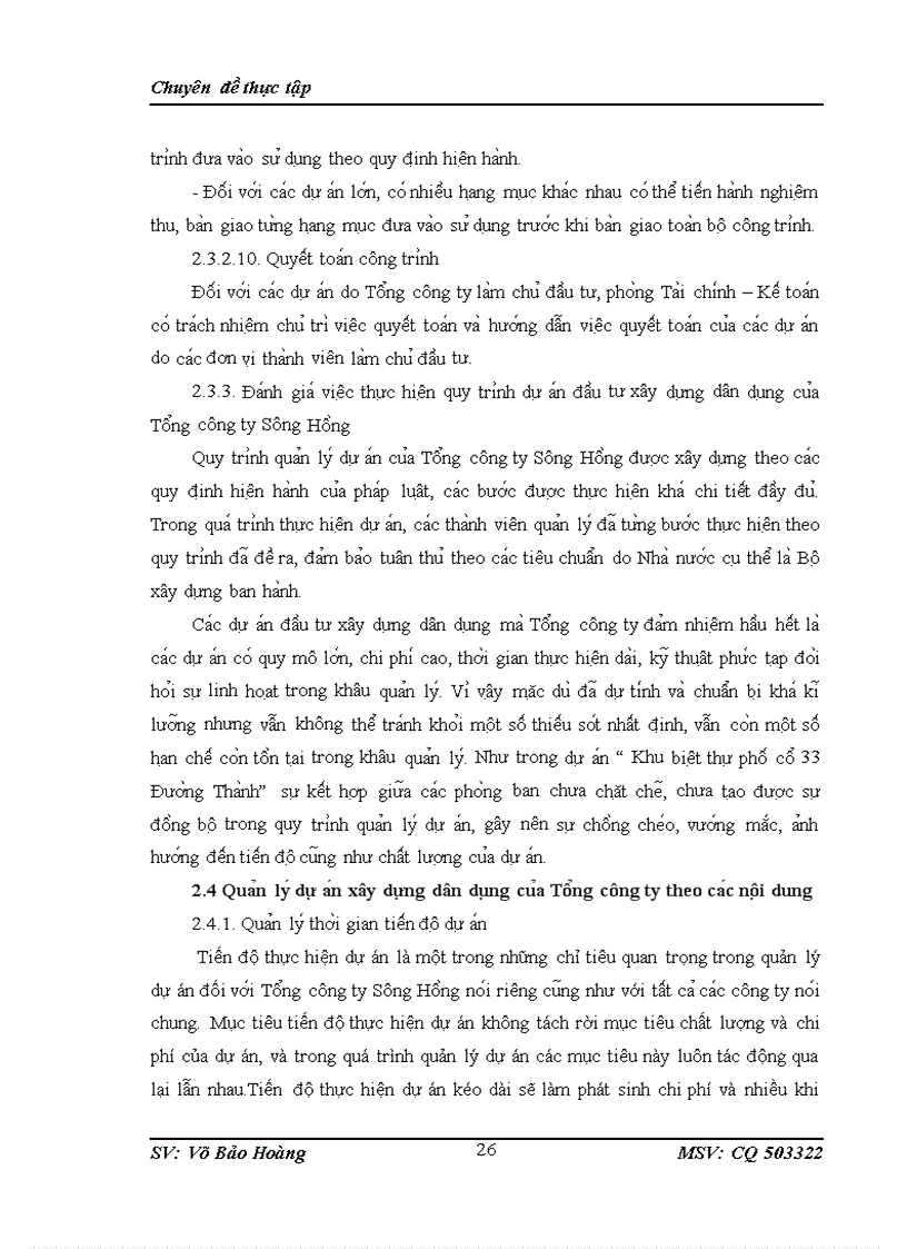 image for page Thực trạng công tác quản lý dự án xây dựng dân dụng tại tổng công ty cp sông hồng 1