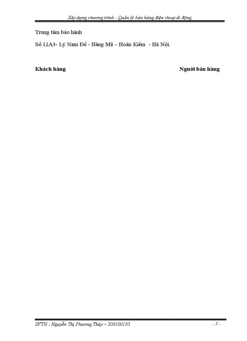 image for page Xây dựng chương trình Quản lý bán hàng điện thoại di động