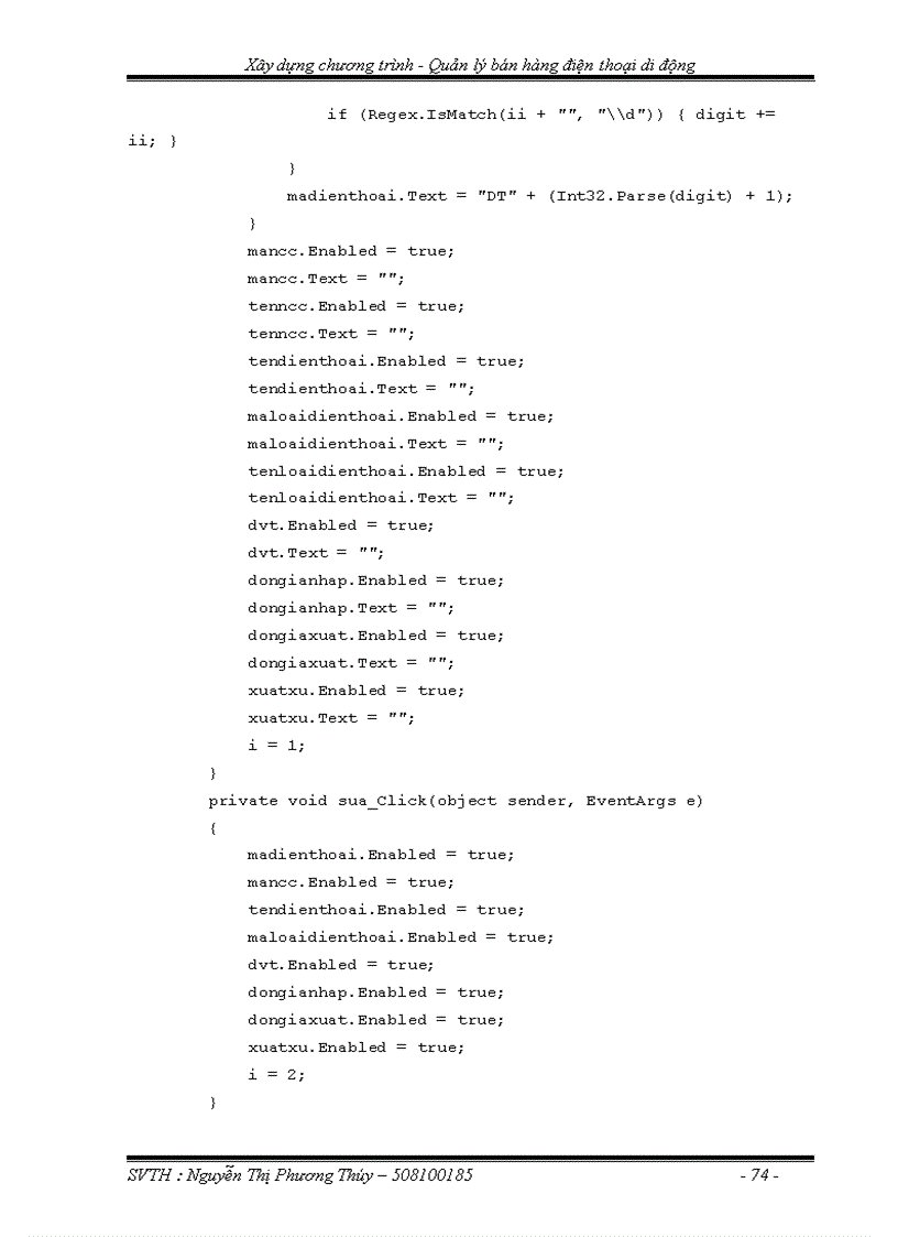 image for page Xây dựng chương trình Quản lý bán hàng điện thoại di động