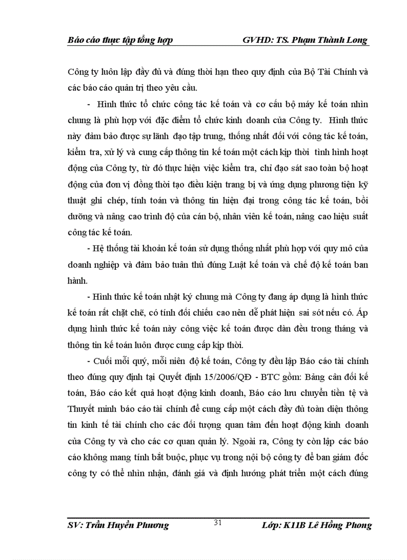 image for page Tổ chức bộ máy kế toán và hệ thống kế toán tại công ty cptm sông mã