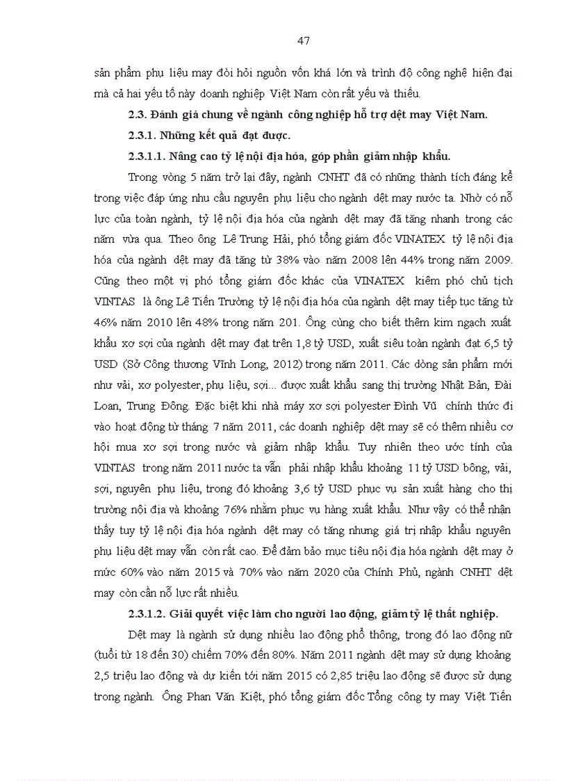 image for page Phát triển công nghiệp hỗ trợ cho ngành dệt may việt nam đến năm 2020