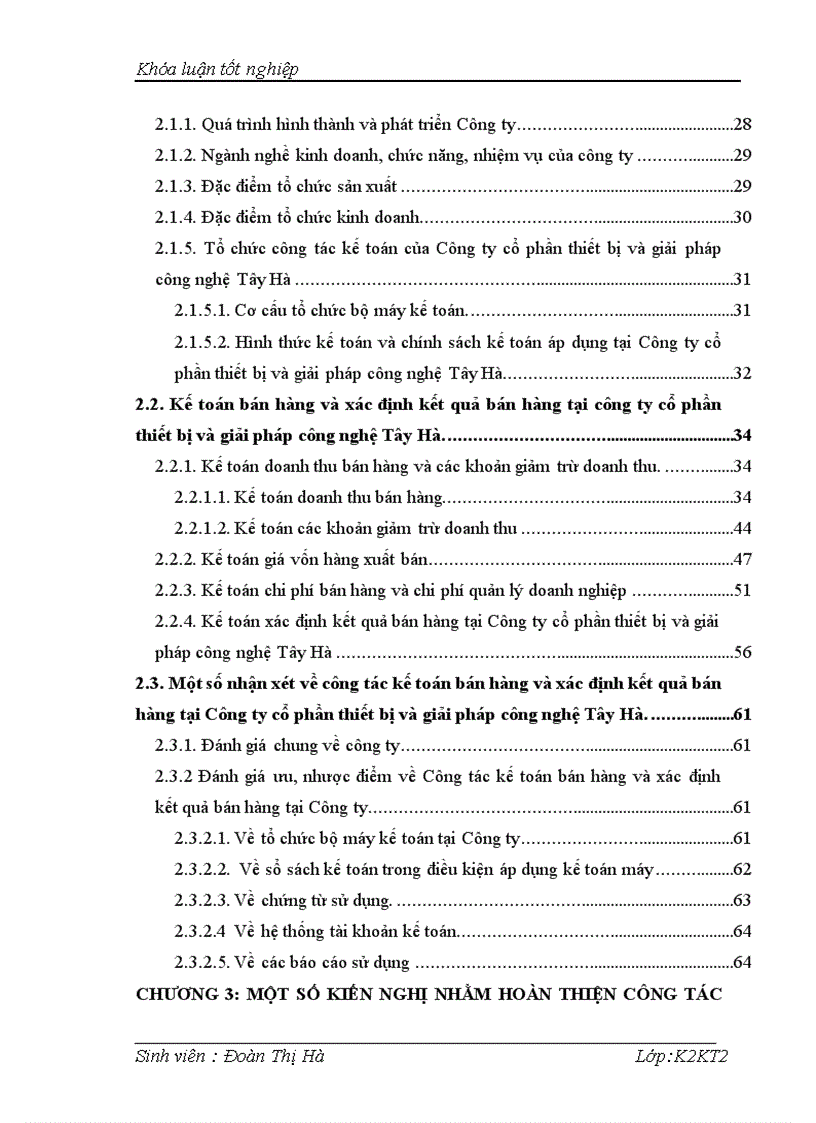image for page KẾ TOÁN BÁN HÀNG VÀ XÁC ĐỊNH KẾT QUẢ BÁN HÀNG tại Công ty CỔ PHẦN THIẾT BỊ VÀ GIẢI PHÁP CễNG NGHỆ TÂY HÀ